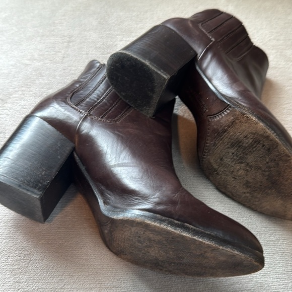 Alberto Fermani Brown Ankle Boots - Picture 6 of 8